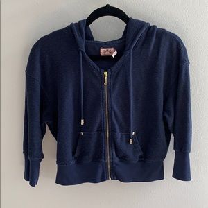 Juicy Couture cropped hoodie